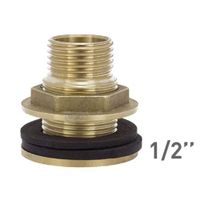 Переходник 1/2" с фланцем для резервуара (с обратной резьбой)  PF197.15