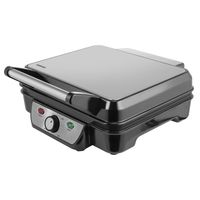 Контактный гриль Centek CT-1463, 1800 Вт 2 жаровни <280х230мм>, антипригар, нерж отдел