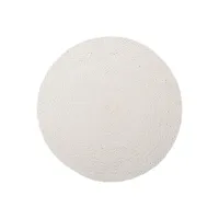 Сервировочная салфетка WHITEWEAVE плетеная, белая 38см арт.DMP03