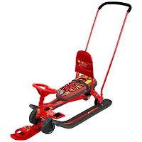 Снегокат Игрушка Nika Тимка спорт 6 ТС6/GR с граффити на красном