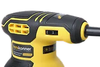 Шлифмашина эксцентриковая Hanskonner HOS8135RC, 350 Вт, 125 мм, 4000-12000 об/мин, константная электроника