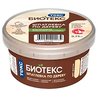 Шпатлевка по дереву сосна 0,75 кг.  ТЕКС