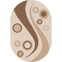 Ковер Шэгги 120*200 овал (sh50/a1o/83)