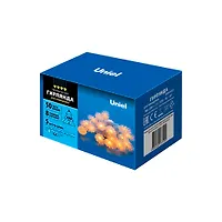 Гирлянда светодиодная ULD-S0500-050/DTA WARM WHITE IP20 PINE CONES «Шишки», 5м. 50 светодиодов. 7192