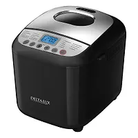 Хлебопечь Delta Lux DE-6000 черная, вес бухан.1000гр, 19 программ
