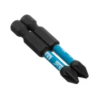 Биты профессиональные, торсионные, сталь S2, 1/4" Е PZ2х50 (2шт.), (уп.) 33-8-003