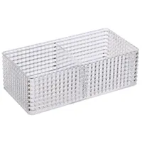VETTA Органайзер для косметики универсальный CRYSTAL, полистирол, 16,5x8,5x5,3 см, 2 отдела (463-32)