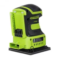 Плоскошлифовальная машина аккумуляторная Greenworks G24SS14 24 В, без АКБ и ЗУ (3100507)