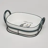 Форма на метал.подставке lefard "Family farm" 25*15,5*9 cm 263-1372