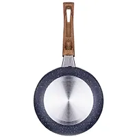 Сковорода порцион. agness с антипригар.мрамор.покрытием и ручкой soft touch, 14*3 см без упаковки 906-234