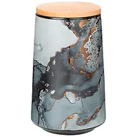 Банка с дерев.крышкой lefard "Moon art" 800мл 10,5*17см черная 42-390