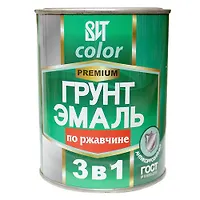 Грунт-эмаль по ржавчине ВИТ color (белая 0,8 кг  "ЦАРИЦЫНСКИЕ КРАСКИ")