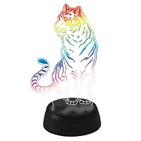 Светильник декоративный с эффектом 3D «Тигр» ULI-M507 RGB/3AA TIGER/BLACK UL-00008402