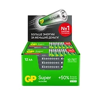 Элементы питания GP 15AETA21-2CRPAB12, AA (LR6), 12 шт.