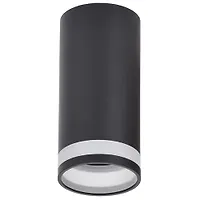 LIGHTING Светильник 4005 накладной потолочный под лампу GU10 черный IEK