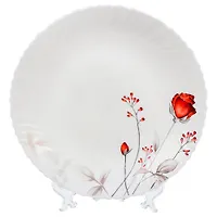 Тарелка обеденная, стеклокерамика, 24 см, круглая, Вероника, Daniks, LHP95/220303 (448946)