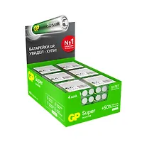 Элементы питания GP Super Alkaline AAA (LR03), 96 шт