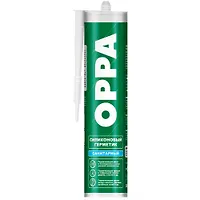 Герметик "OPPA S" силиконовый санитарный, белый, 260ml.