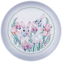 Поднос сервировочный agness "Ирисы" 33*2,1 см 898-049