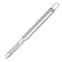 Овощечистка из нержавеющей стали с вертикальным лезвием, NIMBUS, 19,5*1,8 см, овал ручка с подвесом