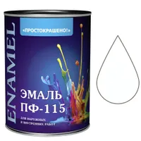 Эмаль "Простокрашено!" белая БАУ 2,7кг (5269)