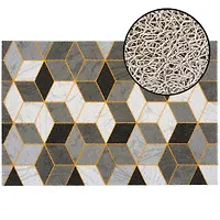 Коврик придверный ПВХ HOME MAT 40*60 см Лапша Соты Ритм 1/10
