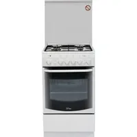 Газовая плита комбинированная De Luxe 5040.20гэ белый крышка