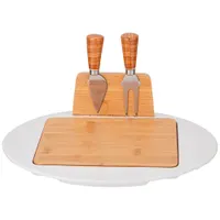 Набор для сыра lefard lefard "Native" 3 пр. на дерев.подставке 28,5*23,5*6,3 см 263-1351