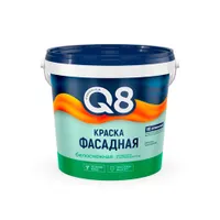 Краска ВД белоснежная фасадная 1,4 кг Formula Q8