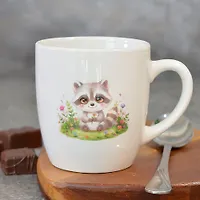 Кружка 220 мл JEWEL Крошка Енот (фарфор) (ПС0091-37)