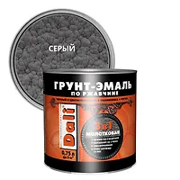 МОЛОТКОВАЯ грунт-эмаль по ржавчине (0,75 л.) серый "Рогнеда" (20408)