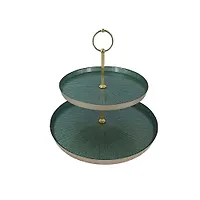 Этажерка двухярусная "viсtoria regia" 21? 28 см (4) арт.16578-79k/g