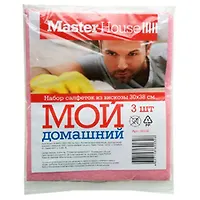 Набор из 3х салфеток из вискозы "Мой домашний" 30x38см (60132) "Мастер Хаус"