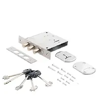 Замок врезной сувальдный Avers R34/S6-CR (5 keys, shank 45mm)