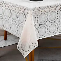 Клеенка ажурная Merletti 466 WH 1,37х20м без осн. гл,