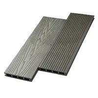 Террасная доска Greenwerk пустотелая СЕРЫЙ (3000 х 146 х 24)
