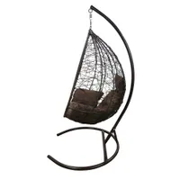 Подвесное кресло "Сфера" арт.CN700-МТ цв.корзины коричневый, цв.подушки коричневый