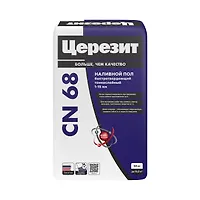 Наливной пол смесь ЦЕРЕЗИТ СN 68/25кг самовыравнивающаяся 1-15 мм 1668617 (1 пал - 48 меш.)