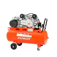 Компрессор Patriot поршневой ременной PTR 80-450A, 450 л/мин, 10 бар, 2200 Вт, 80 л, быстросъемный 1