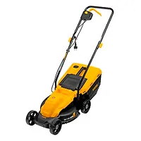 Газонокосилка электрическая GM-1100, 1100 Вт, шир. 32 см, 3 уров., травосб. 30 л// Denzel арт.96626