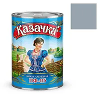 Грунт-эмаль по ржавчине Казачка серый 20 кг