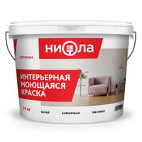 Краска Ниола Моющаяся "ОПТИМА" 7 кг