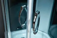 Душевая кабина 90*90*215  ER3509ТP -C4-RUS с крышей высок. поддон матовое стекло
