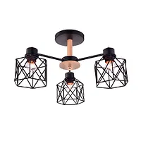 ESCADA Потолочный светильник Escada 508/3PL E27*60W Black