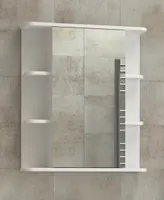 Зеркальный шкаф Vigo Nova-600 белый