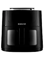 Аэрогриль BRAYER 2042BR, 1800Вт, 8л, t. 200С, съемная решетка, таймер, LCD-дисплей, 8 программ, пар