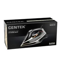 Утюг Centek CT-2346 <GOLD> 3000Вт, МОЩНЫЙ ПАРОВОЙ УДАР, керамическая подошва, самоочистка, 380мл