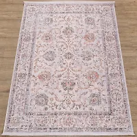 Ковер Flat 160*230 овал B532E_P_BEIGE/P_L_GRAY
