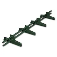 Снегозадержатель трубчатый NewLine D25 мм, 3м, 4 опоры, зеленый мох (RAL6005)