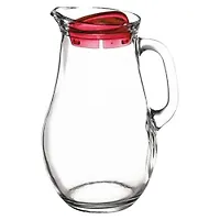 Кувшин BISTRO 1850 мл с красной крышкой арт.80119BR